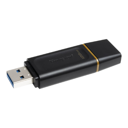 KINGSTON 128GB USB3.2 Gen1 DataTraveler Exodia Melns + Dzeltens