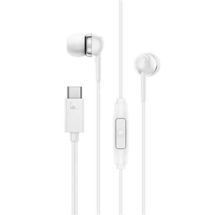 Sennheiser Austiņas CX 80U Vadu Ausu tipa Mikrofons Balts