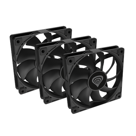 Genesis Oxal 120 melns korpusa ventilators