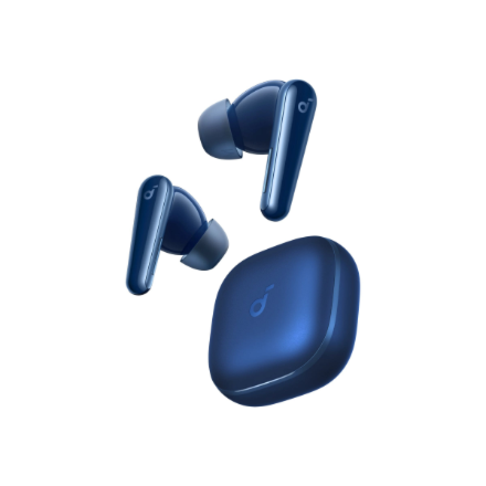 Anker Soundcore Liberty 5 A3957G31 – pilnībā bezvadu ausīs ievietojamas austiņas ar Dolby Audio un ANC, tumši zilas