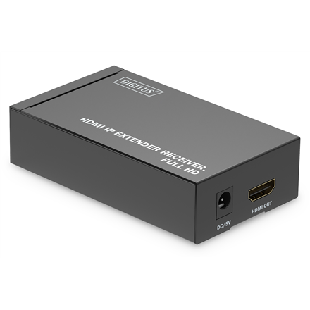 DIGITUS DS-55518 – Full HD HDMI pa IP pagarinātāja uztvērējs