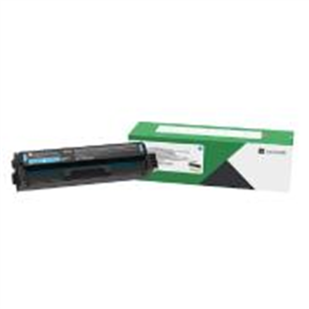 Oriģinālā Lexmark 20N2XC0 atgriešanas programmas tonera kasetne, ciāna, īpaši lielas ietilpības