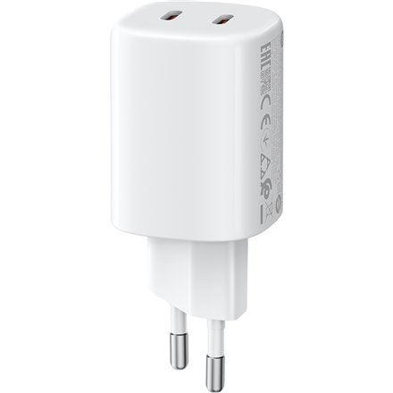 Xiaomi 45W Nano Turbo BHR087OEU – 45 W 2 pieslēgvietu ES barošanas adapteris ar USB-C un USB-A
