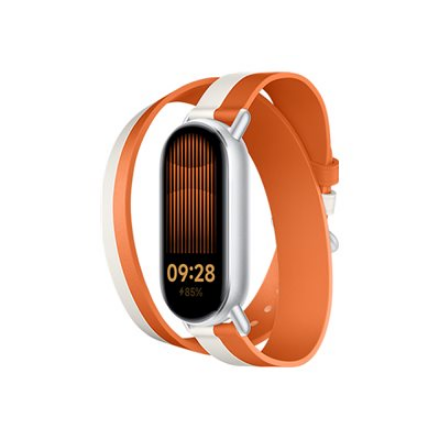 Xiaomi BHR8724GL – 140–180 mm divkrāsu teļādas pulksteņa siksniņa, balta un oranža