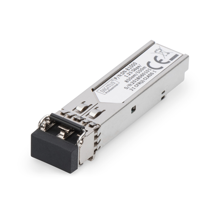 DIGITUS DN-81000 – daudzmodu mini-SFP raiduztvērējs, LC duplex, 1,25 Gbit/s, 850 nm, līdz 550 m