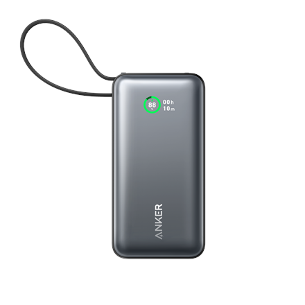 Anker 545 Nano A1259G11 – 10000 mAh ārējais akumulators, melns