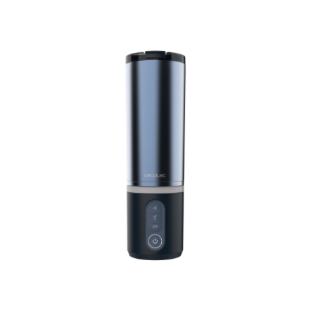 Cecotec Power Titanium Shake2Go – 180 W pārnēsājams blenderis ar 0,6 l BPA nesaturošu krūzi, tumša tērauda krāsā