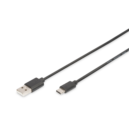 DIGITUS AK-300154-010-S – USB-A–USB-C savienojuma kabelis