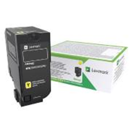 Lexmark 84C2HYE – Corporate programmas tonera kasetne, 25K, dzeltena, paredzēta CX725
