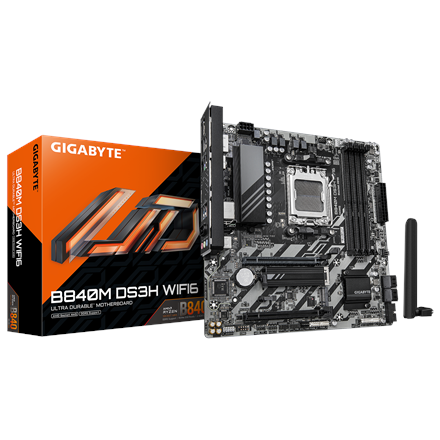 GIGABYTE B840M DS3H WF6 AM5 mātesplate