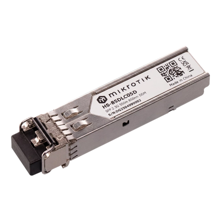 MikroTik HS-85DLC05D – 1G/2.5G daudzmodu SFP modulis, dubultais LC, līdz 550 m