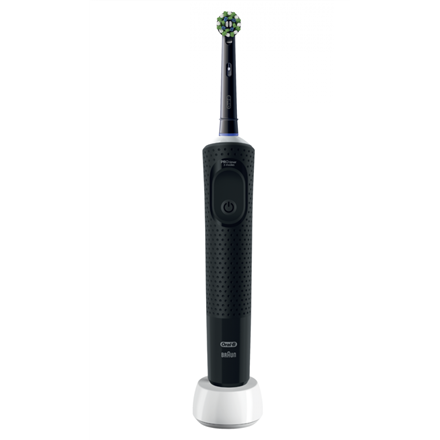 Oral-B D103 Vitality Pro – uzlādējama elektriskā zobu birste, 1 uzgalis, 3 tīrīšanas režīmi, melns