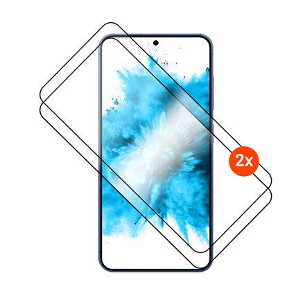 FIXED Full Cover FIXGFADA-1704-BK – rūdīta stikla ekrāna aizsargs – Samsung Galaxy S26, pilna pārklājuma 2.5D, melns