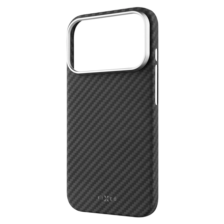 FIXED MagVelar FIXVM-1602-BK – MagVelar aizmugures vāciņš – Apple iPhone 17 Pro, aramīda šķiedra, melns, atbalsta MagSafe