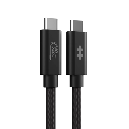Hyper HyperDrive Next HD6500BKGL – 1.2 m augstas veiktspējas USB4 Type-C kabelis