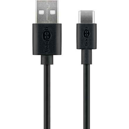 Goobay 45735 – uzlādes un datu kabelis, USB-C–USB-A