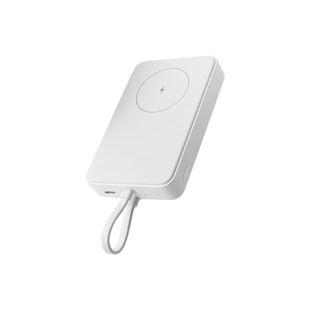 Xiaomi 33W Magnetic 10000 BHR9822GL – 10 000 mAh magnētiskais ārējais akumulators ar iebūvētu USB-C kabeli, 33 W, balts