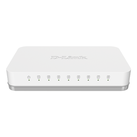 D-Link Komutators GO-SW-8G/E Nevaldāms Darbvirsmas Gigabit Ethernet (vara) portu skaits 8