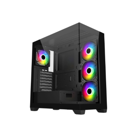 FSP korpuss M340-BA Mid Tower, melns