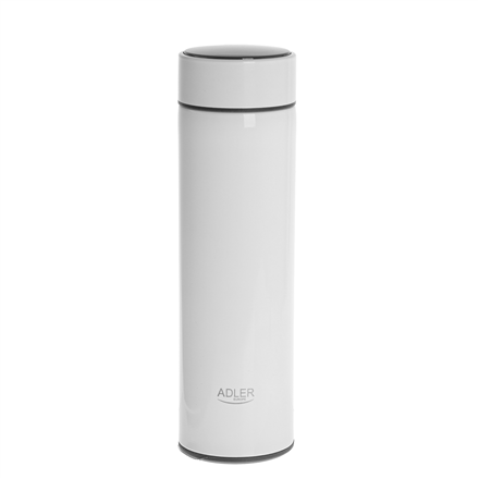 Adler AD 4506w – nerūsējošā tērauda termoss ar silikonu, balts
