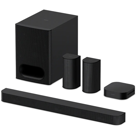 Sony 5.1ch mājas kinozāles sistēma HTS60, BRAVIA Theatre System, 6 skaļruņi, Bluetooth