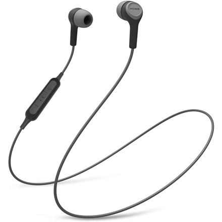 Koss BT115i – bezvadu Bluetooth ausīs ievietojamas austiņas ar mikrofonu, melnas
