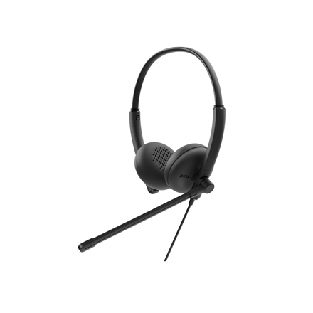 Dell WH125 – vadu USB-A austiņas ar iebūvētu mikrofonu, melnā krāsā