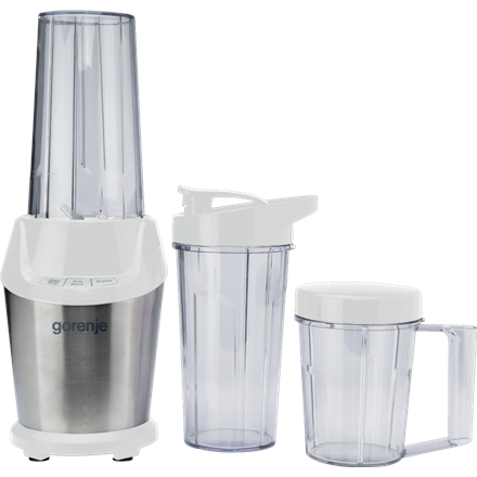 Gorenje BN1000E – 1000 W galda blenderis ar ledus smalcināšanu, 0.75 l Tritan krūze, balts