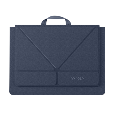 Lenovo Yoga Tote Sleeve GX41U39292 – somas tipa apvalks līdz 14 collu klēpjdatoriem, zilā krāsā