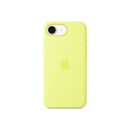 Apple MGYW4ZM/A – silikona futrālis iPhone 16e, neona dzeltens