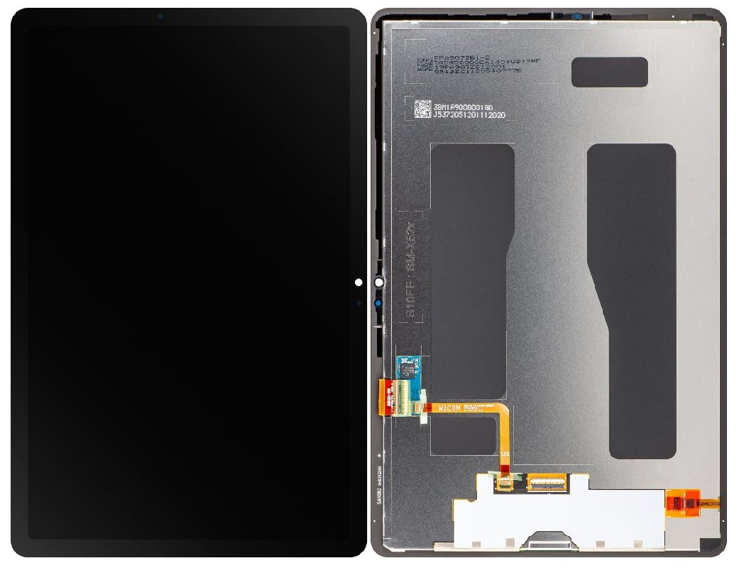 Oriģinālais Samsung X520 / X526 / Galaxy Tab S10 FE 10,9 (2025) LCD ekrāna un skārienpaneļa modulis, melns (servisa iepakojums)