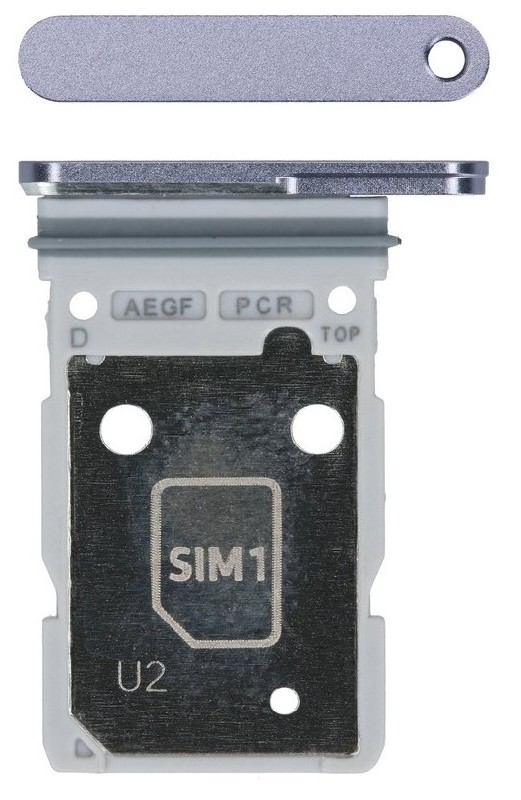 SIM kartes turētājs Samsung A576 A57 5G Lilac oriģināls (service pack)