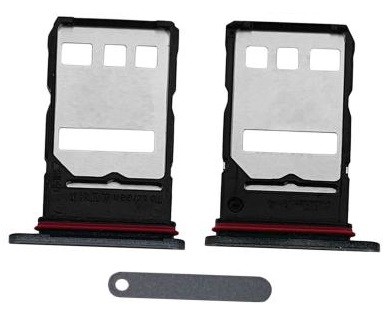 SIM kartes turētājs Honor 400 Lite Velvet Black oriģināls (service pack)
