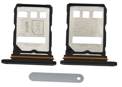 SIM kartes turētājs Honor Magic8 Lite Black oriģināls (service pack)