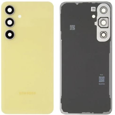 Samsung S721 S24 FE aizmugurējais vāciņš, dzeltens, oriģināls (lietots, B klase)