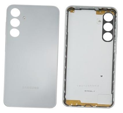 Samsung A165 A16 4G aizmugurējais vāciņš, pelēks (bez kameras stikliņa), oriģināls (lietots, C klase)