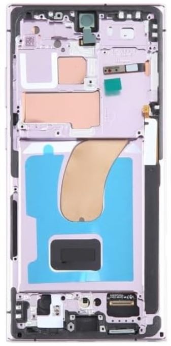 Lavandas krāsas Samsung Galaxy S23 Ultra 5G (S918) OLED displeja modulis ar skārienpaneli un rāmi (1:1 OEM)