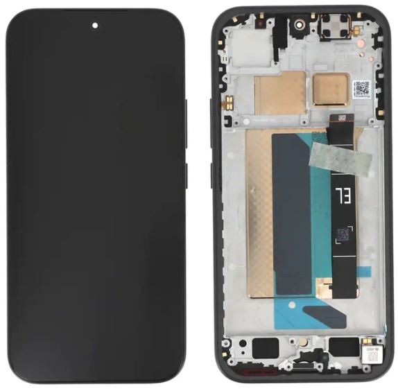 Oriģinālais Xiaomi 17T 5G LCD ekrāna un skārienpaneļa modulis ar rāmi, melns (servisa iepakojums)