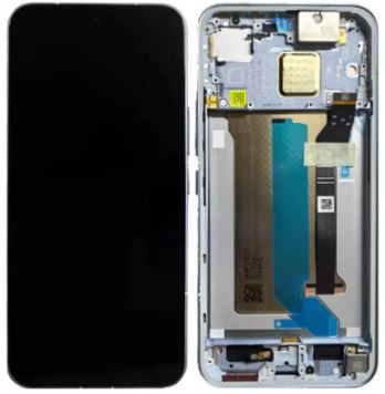 Oriģināls zils Xiaomi Poco X8 Pro Max 5G displeja modulis ar skārienpaneli un rāmi (servisa iepakojums)