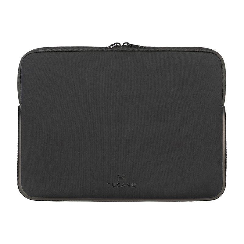 Melns Tucano Elements 2 4 mm neoprēna apvalks MacBook Pro 14 collu un 13 collu klēpjdatoriem