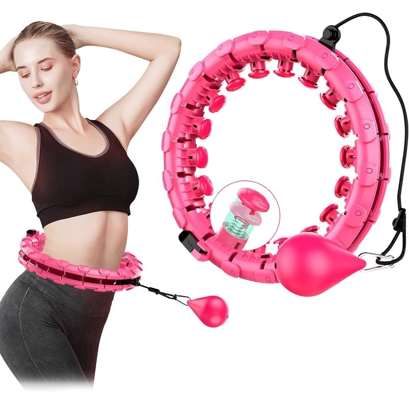 Smart Hula Hoop HHP002 vingrošanas riņķis, rozā