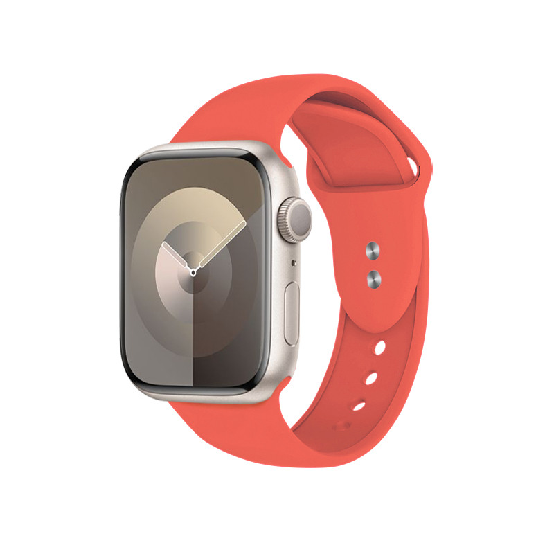 Crong Liquid siksniņa Apple Watch 38 / 40 / 41 / 42 mm, koraļļu krāsā