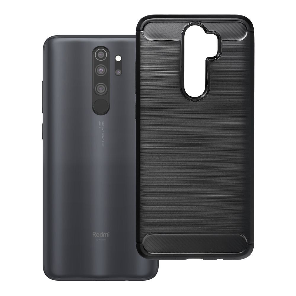 Carbon 2.0 maciņš modelim Xiaomi Redmi Note 8 Pro – melns