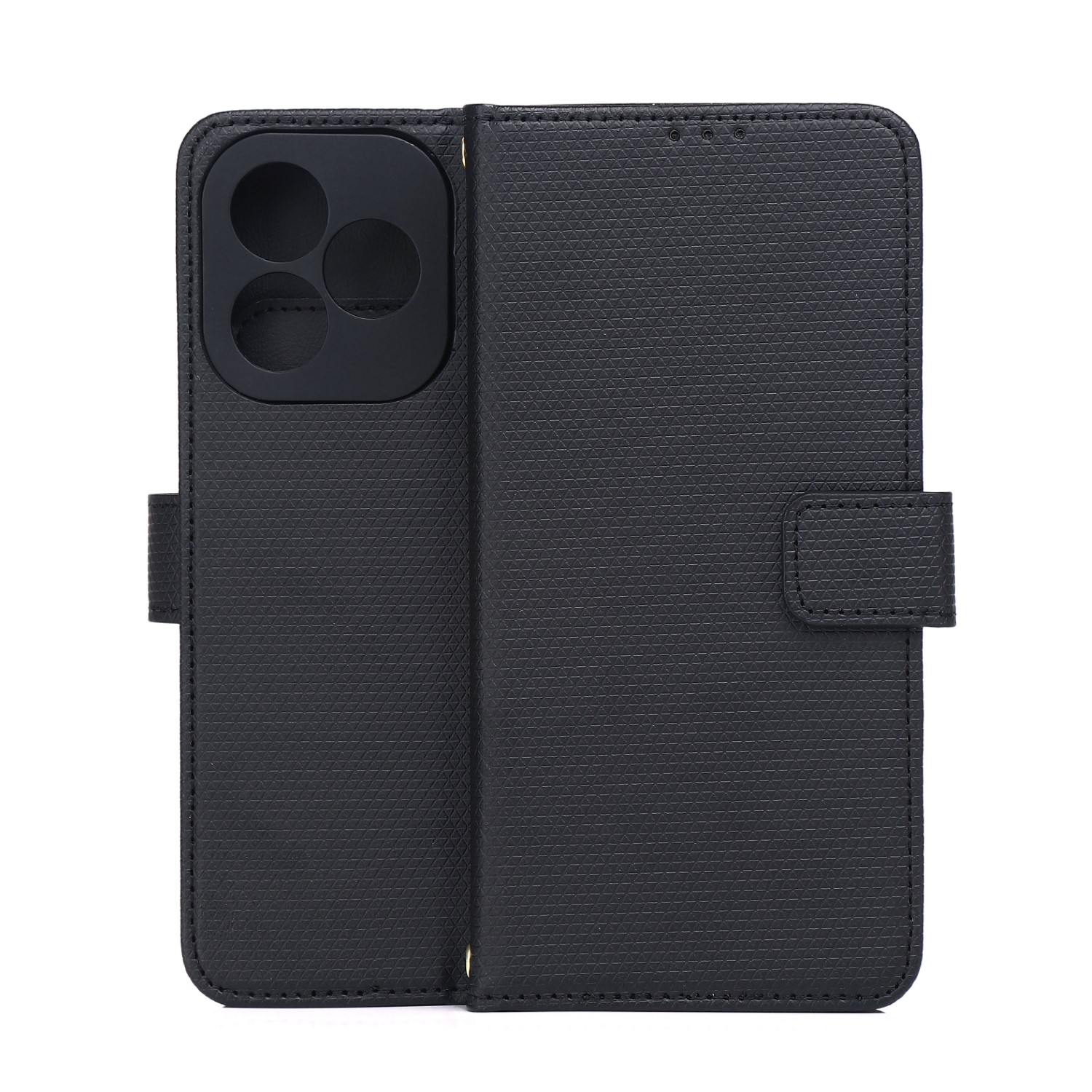 TFO Smart Triangle grāmatiņveida vāciņš Xiaomi Redmi A7 Pro – melns