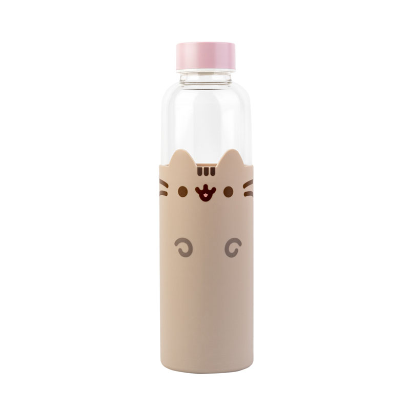 Pusheen stikla ūdens pudele, 500 ml