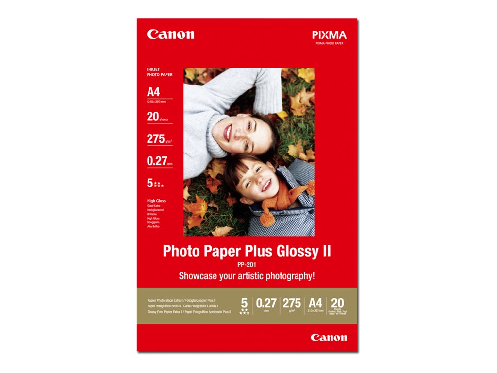 Canon PP-201 glancēts fotopapīrs, A4, 20