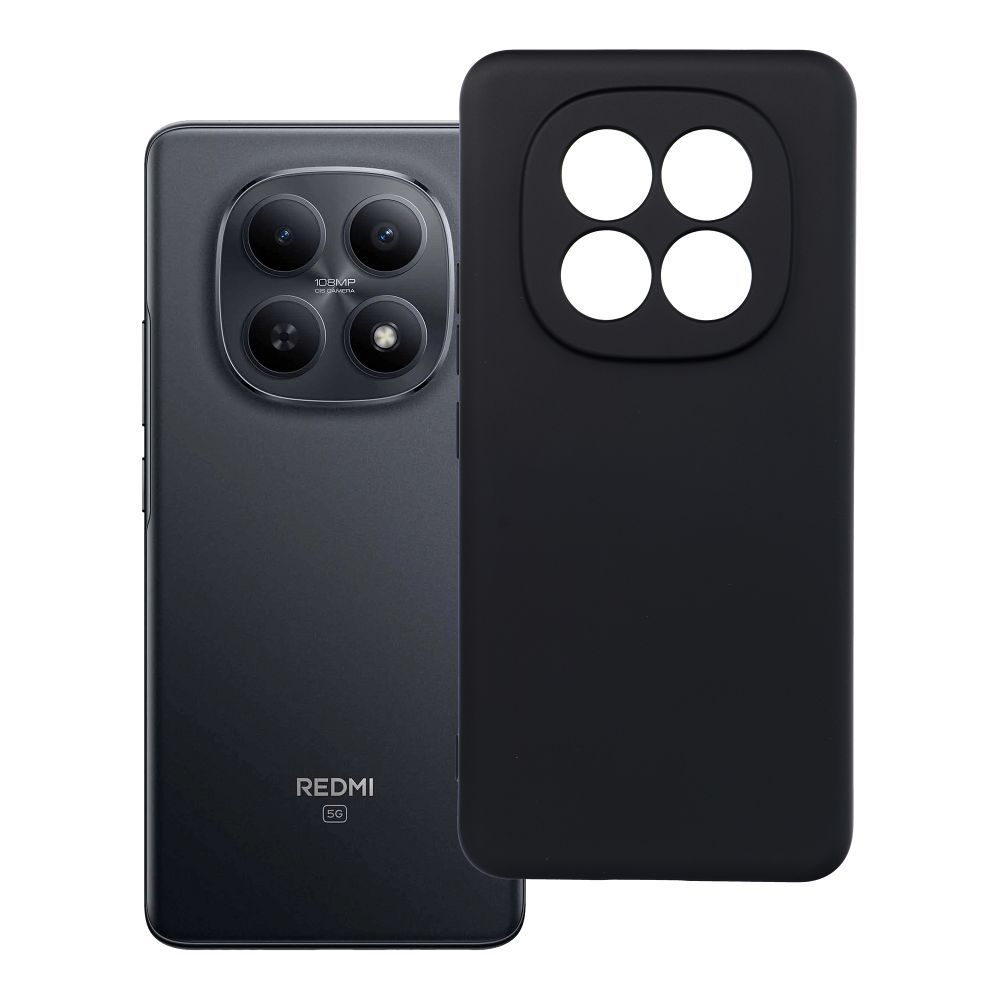 SILIKONA futrālis priekš XIAOMI Redmi Note 15 Pro 4G melns
