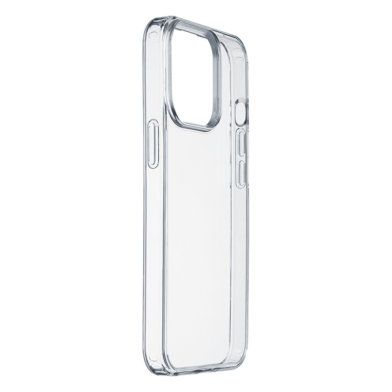 Cellularline Clear Strong vāciņš ierīcei iPhone 15 Pro Max, ar pretmikrobu aizsardzību, caurspīdīgs