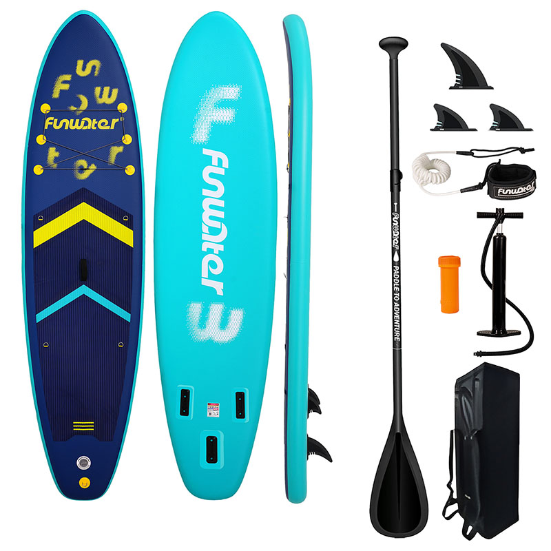 FunWater SUPFW71A 3,5 m piepūšamais SUP dēlis, tumši zils