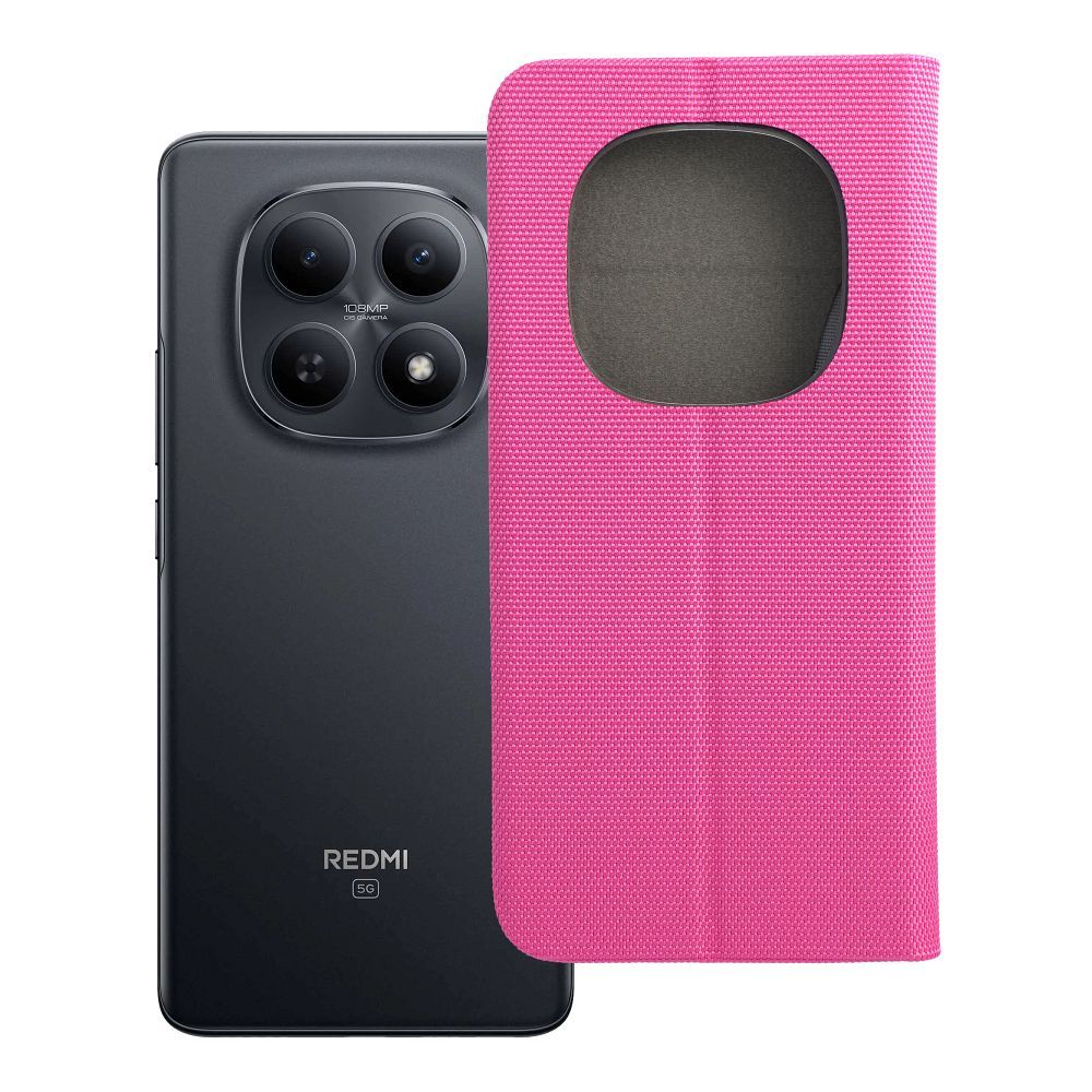 SENSITIVE grāmatiņas maciņš XIAOMI Redmi Note 15 PRO PLUS 5G rozā